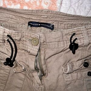 Brandy Melville Beige Cargo Pants